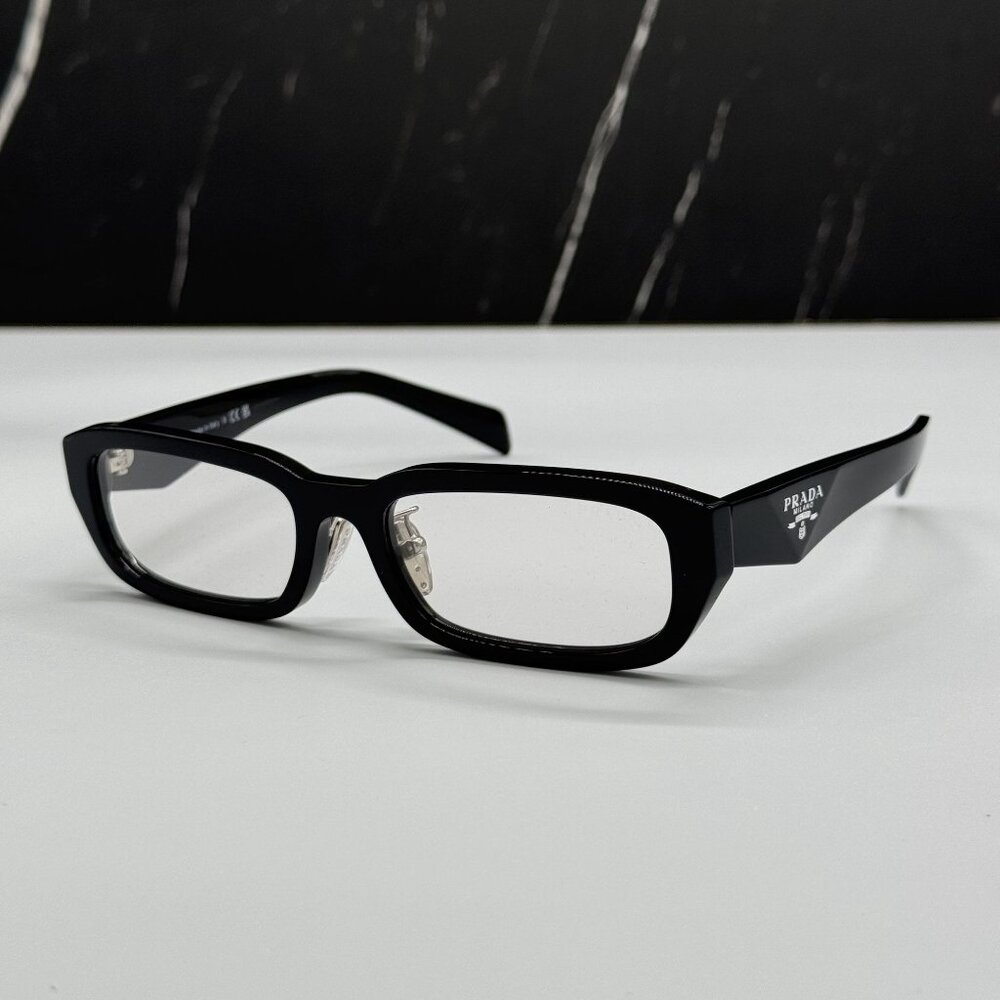 NEW PRADA PRB06SF 16K08N BLACK UNISEX EYEGLASSES PRADA PR B06SF 16K08N - Picture 3 of 10